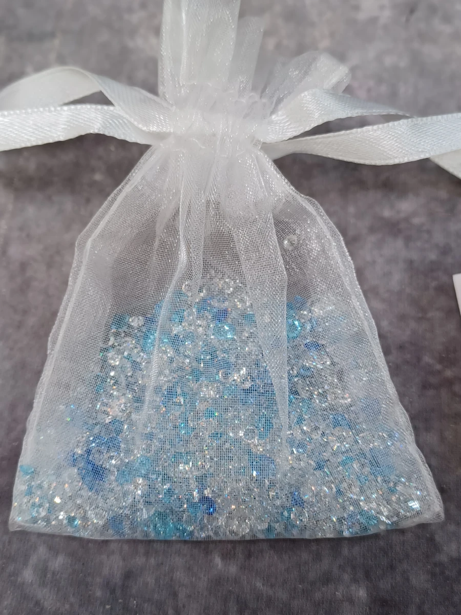 Schitterende Swarovski kristallen mix – Helder en blauw
