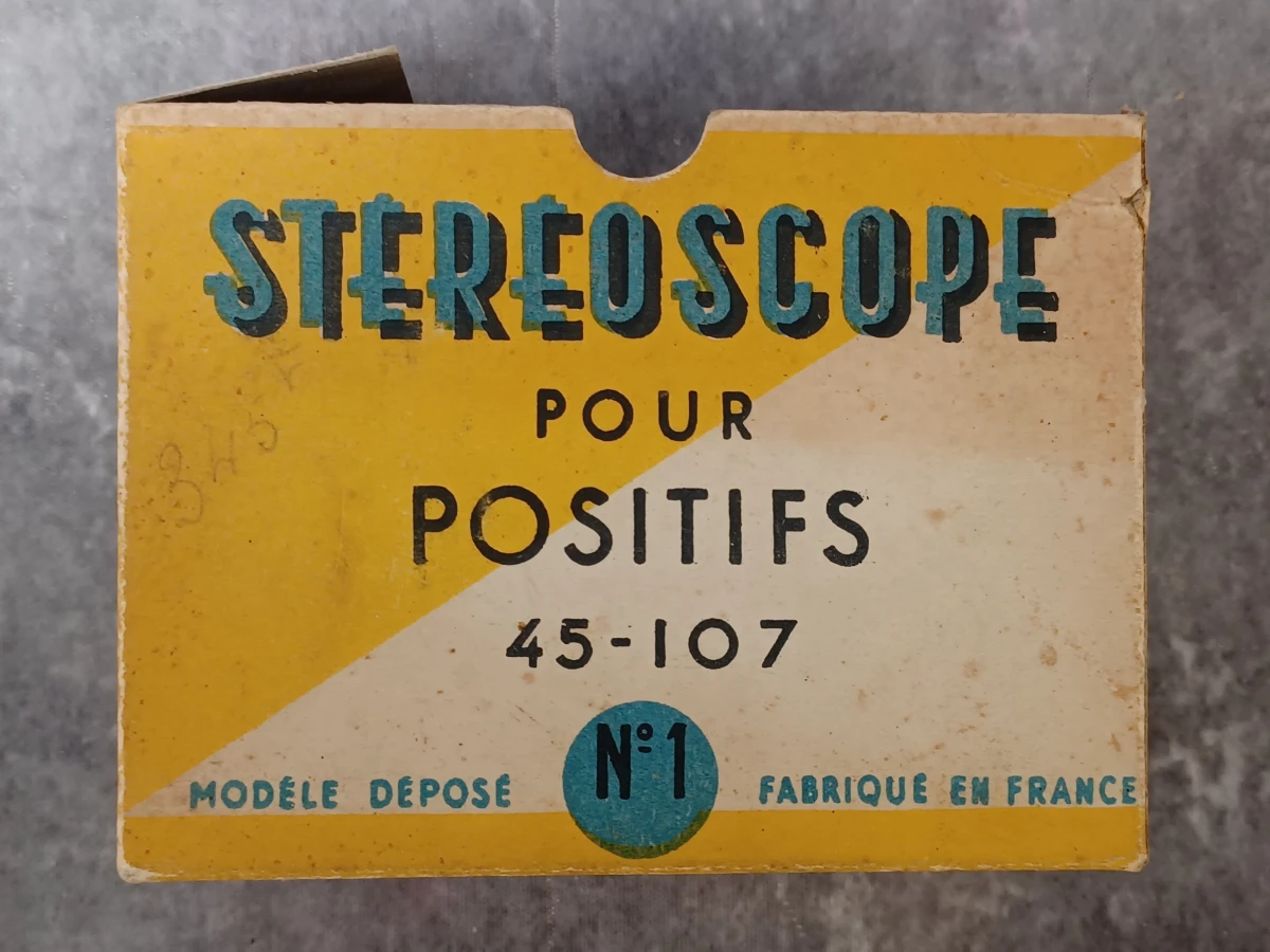 Antieke Stéréofilms Bruguière stereoscoop Set N°1 – Inclusief originele doosjes en stereofoto's