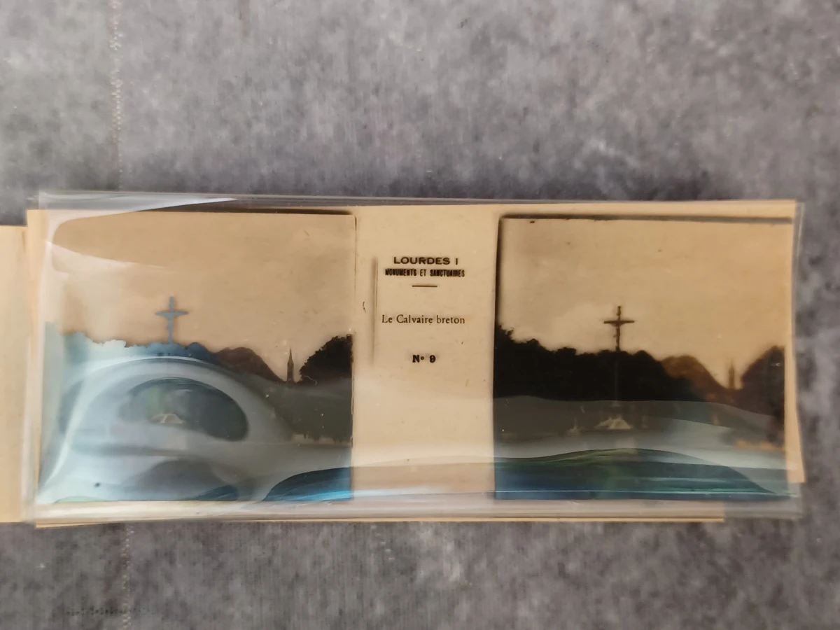Antieke Stéréofilms Bruguière stereoscoop Set N°1 – Inclusief originele doosjes en stereofoto's
