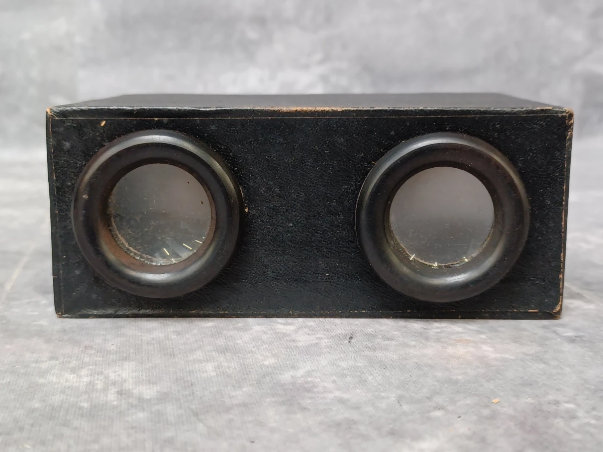 Antieke Stéréofilms Bruguière stereoscoop Set N°1 – Inclusief originele doosjes en stereofoto's