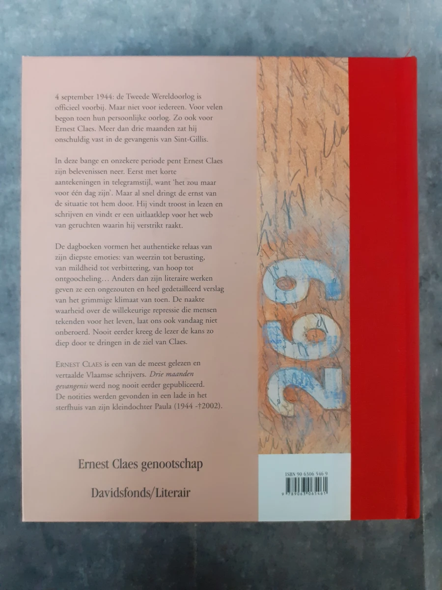 Boek: Drie maanden gevangenis - Ernest Claes