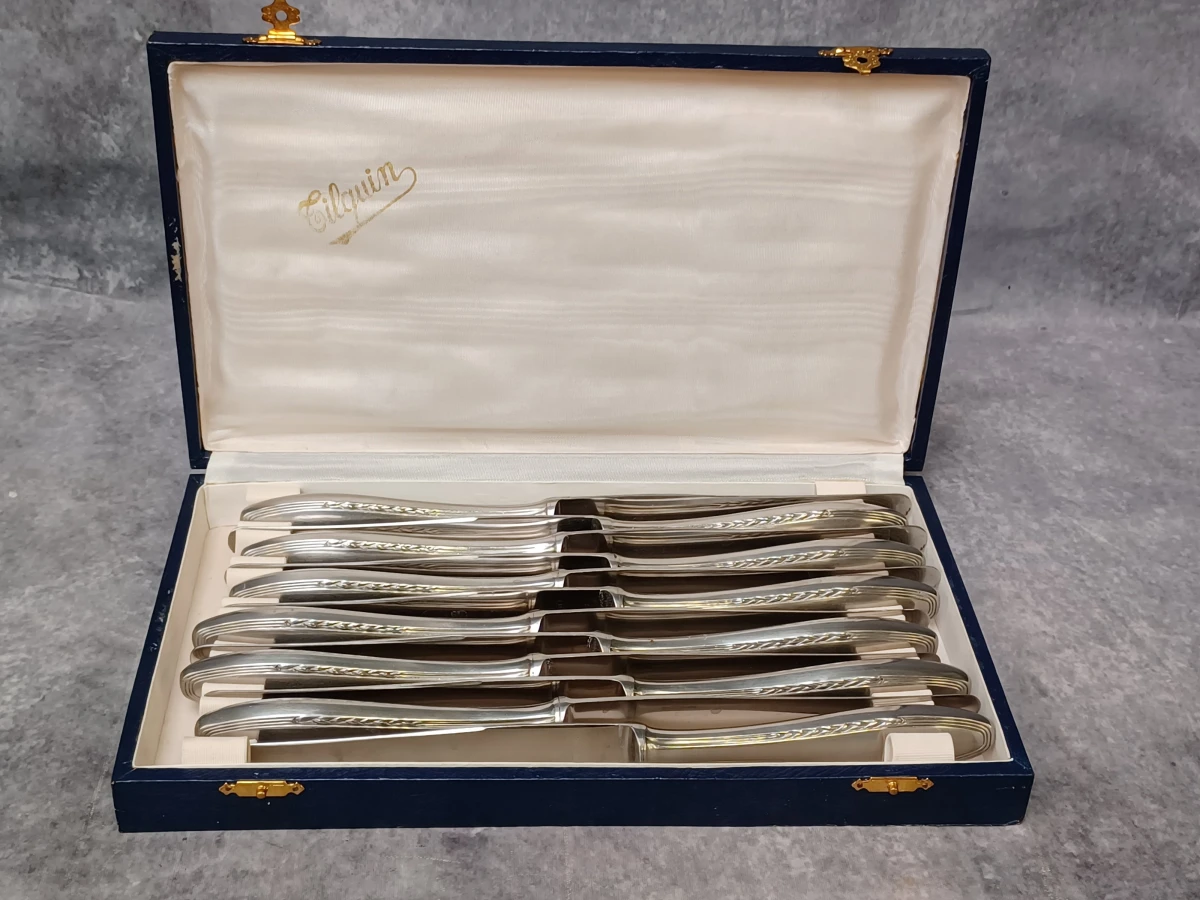 Luxe 12-Delige Tilquin messenset in originele cassette – Inox 18/8