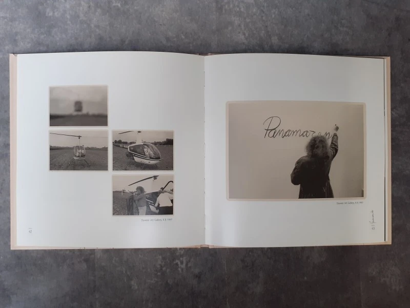 Boek: Duo van Panamarenko kunstboeken + tentoonstellings folder