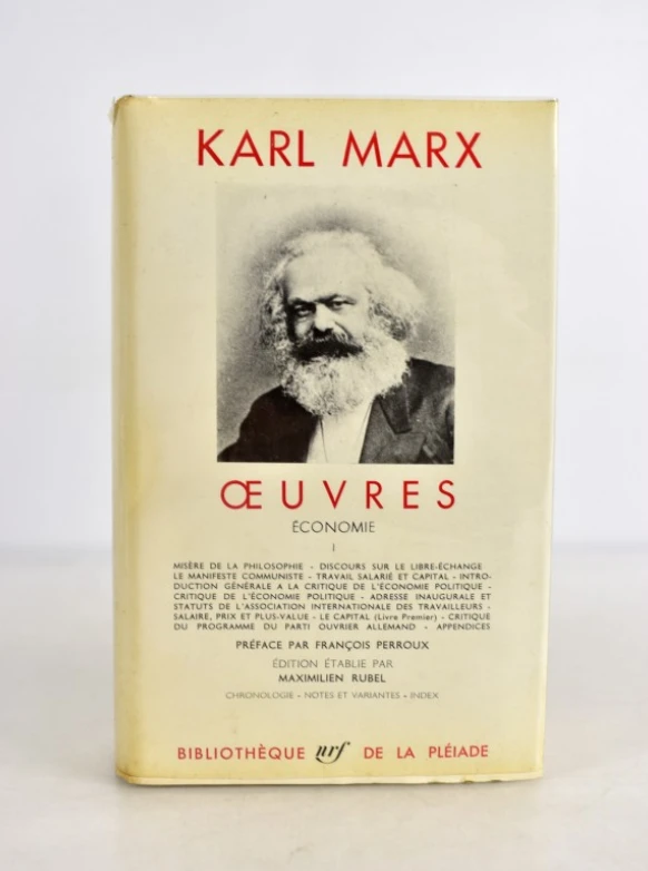 2 klassieke Franse boeken: Baudelaire Œuvres Complètes & Œuvre van Karl Marx