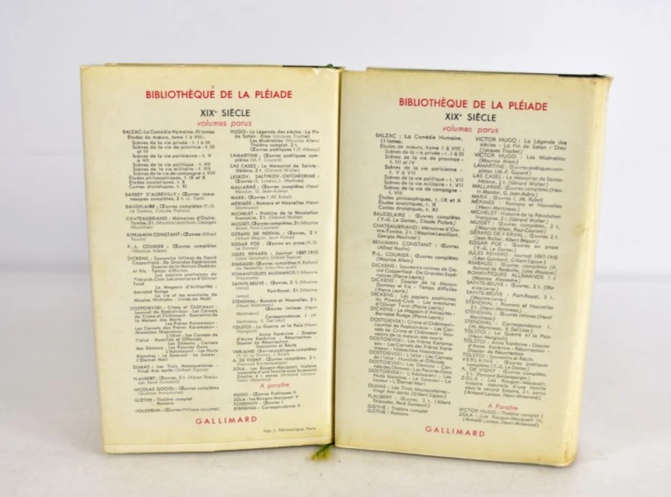 2 klassieke Franse boeken: Baudelaire Œuvres Complètes & Œuvre van Karl Marx