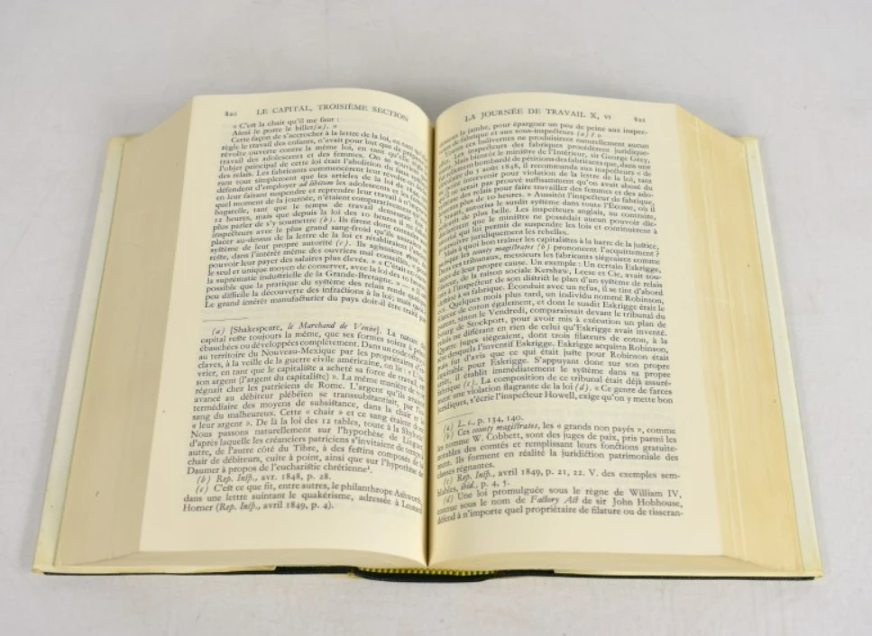 2 klassieke Franse boeken: Baudelaire Œuvres Complètes & Œuvre van Karl Marx