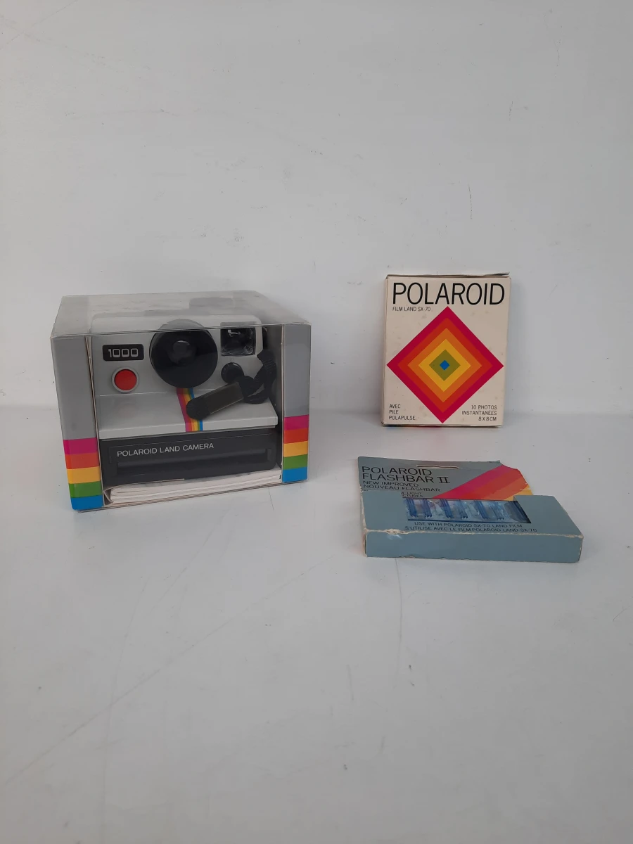 Polaroid Land Camera 1000 met handleiding en verpakking