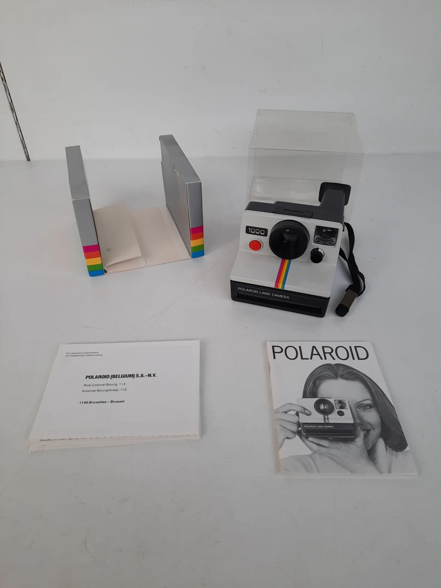 Polaroid Land Camera 1000 met handleiding en verpakking