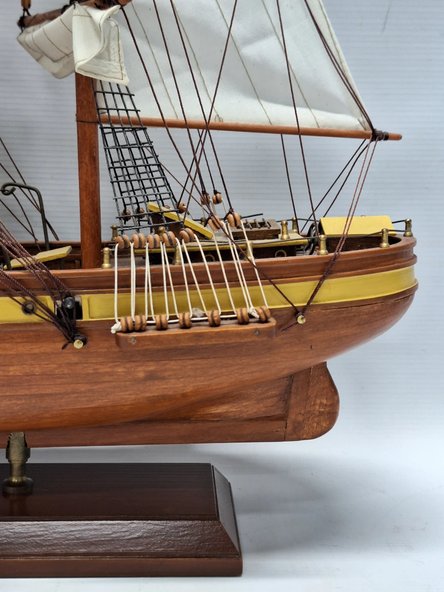 Handgebouwd houten schaalmodel van de historische theeklipper Cutty Sark