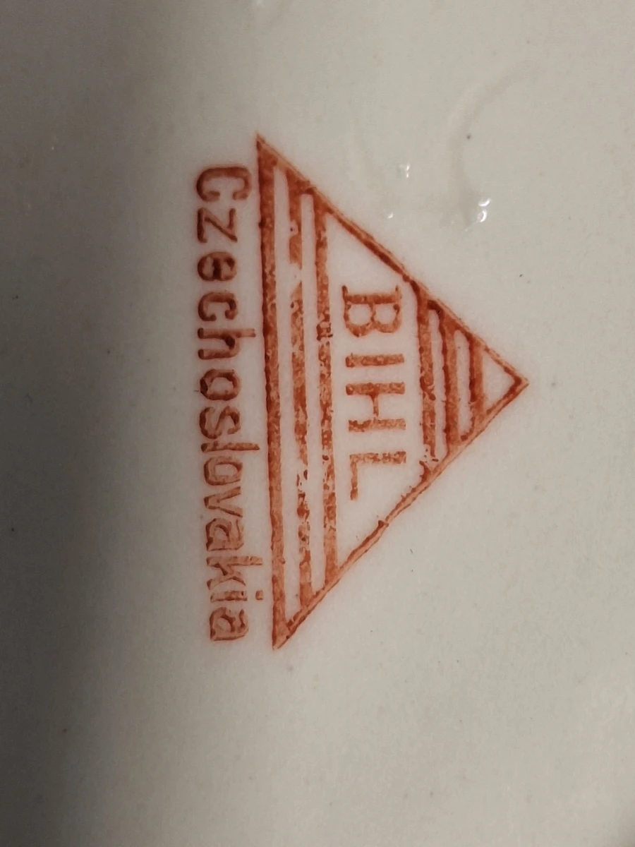 Art Deco serveerschaal - BIHL Czechoslovakia