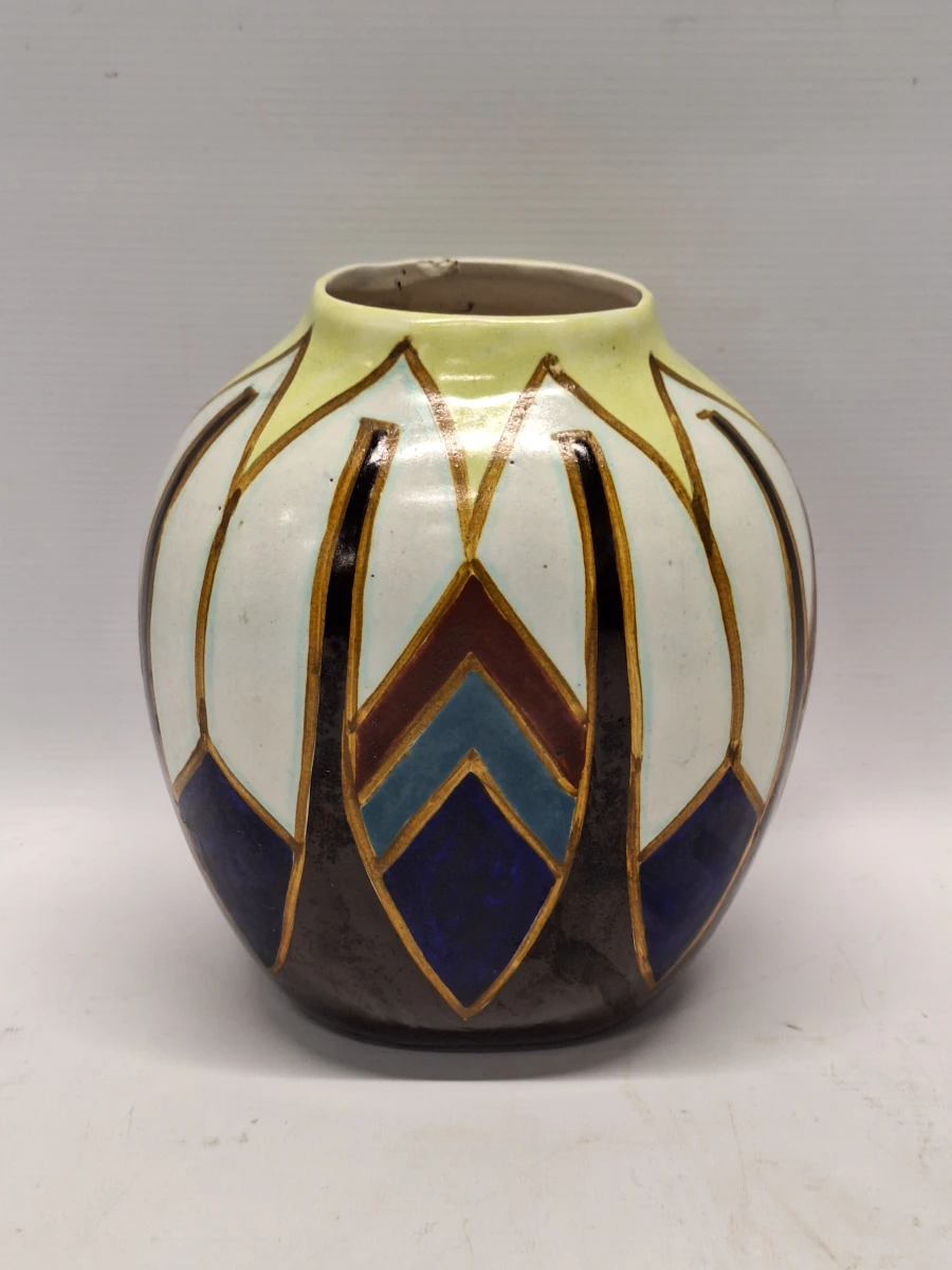 Belgische Art Deco Vaas - Céramique de Bruxelles
