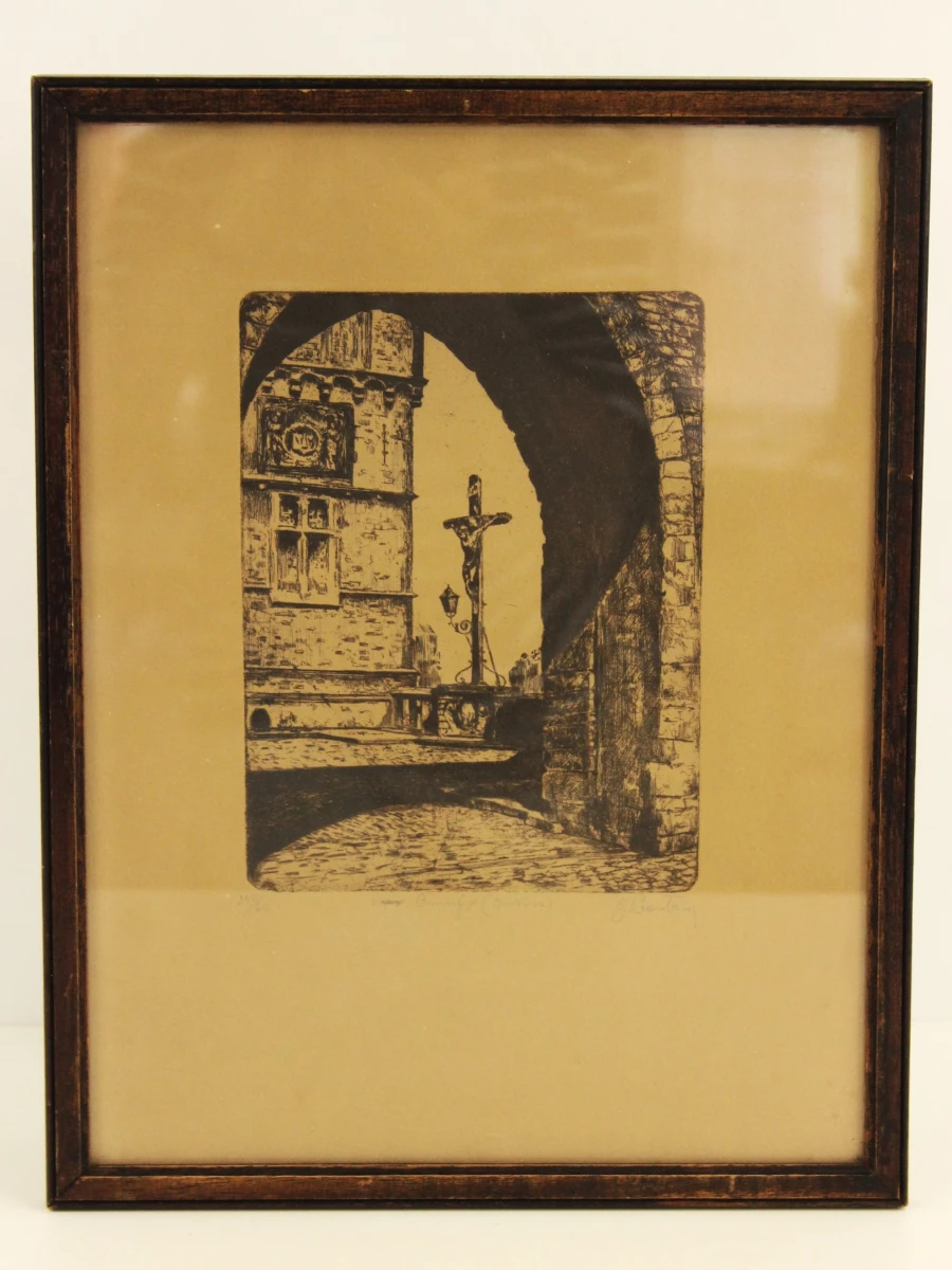 Ets "Crusiix Anvers" 300/60 gesigneerd G. Coutrin