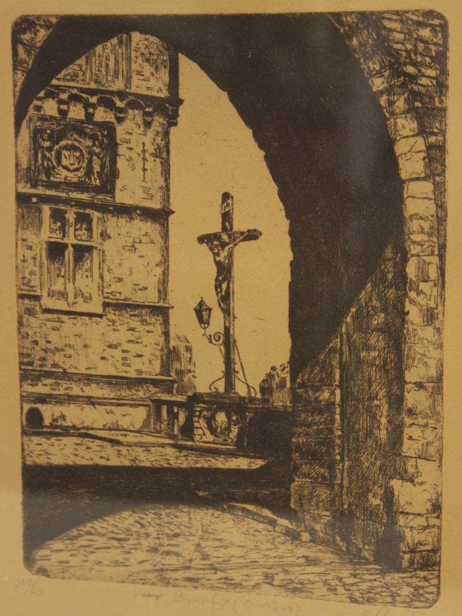 Ets "Crusiix Anvers" 300/60 gesigneerd G. Coutrin