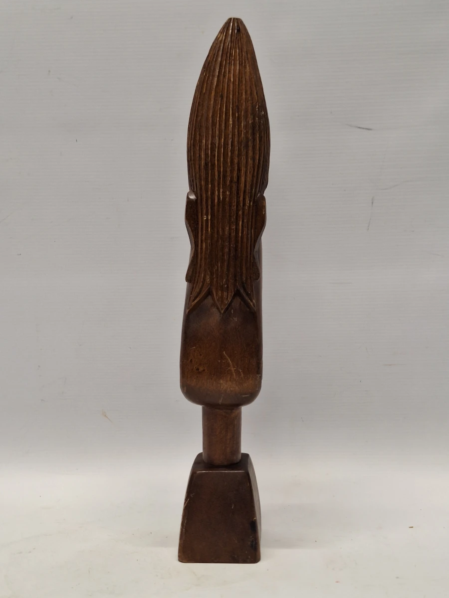 Leuke set vintage Afrikaanse houten sculpturen (Tiki-stijl)