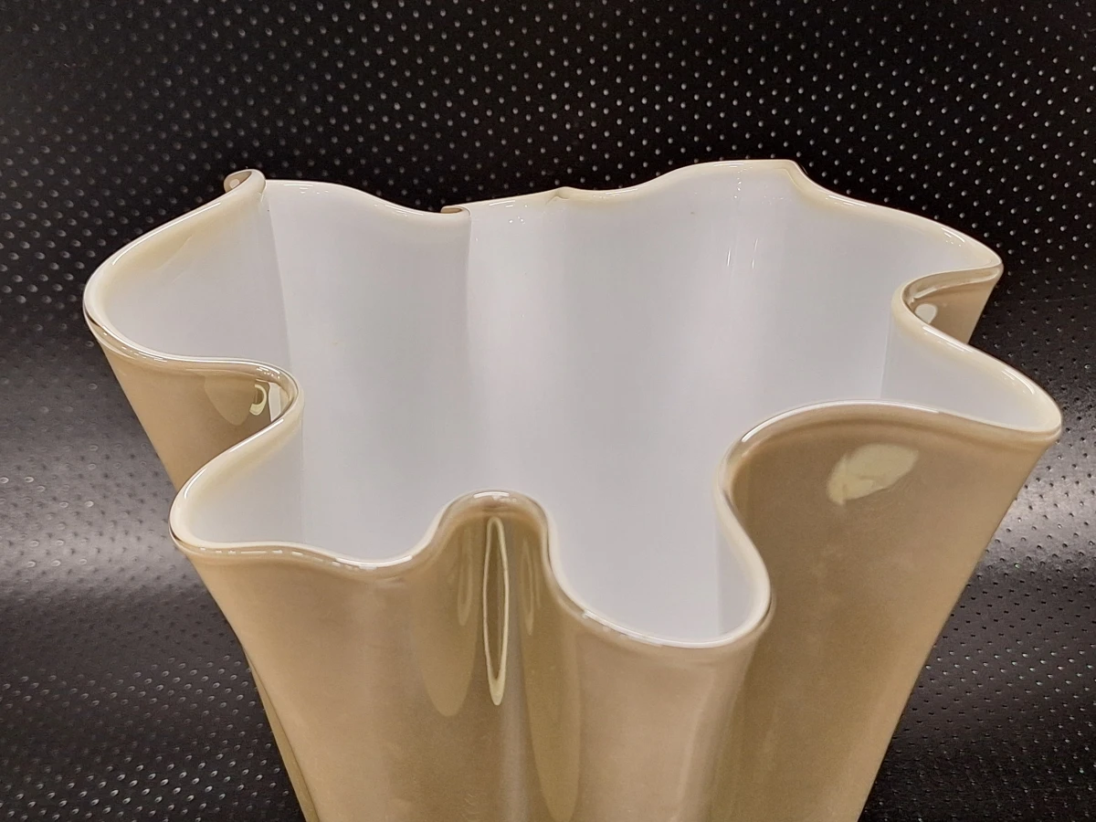 Elegante mondgeblazen glazen design vaas/windlicht van Dekocandle