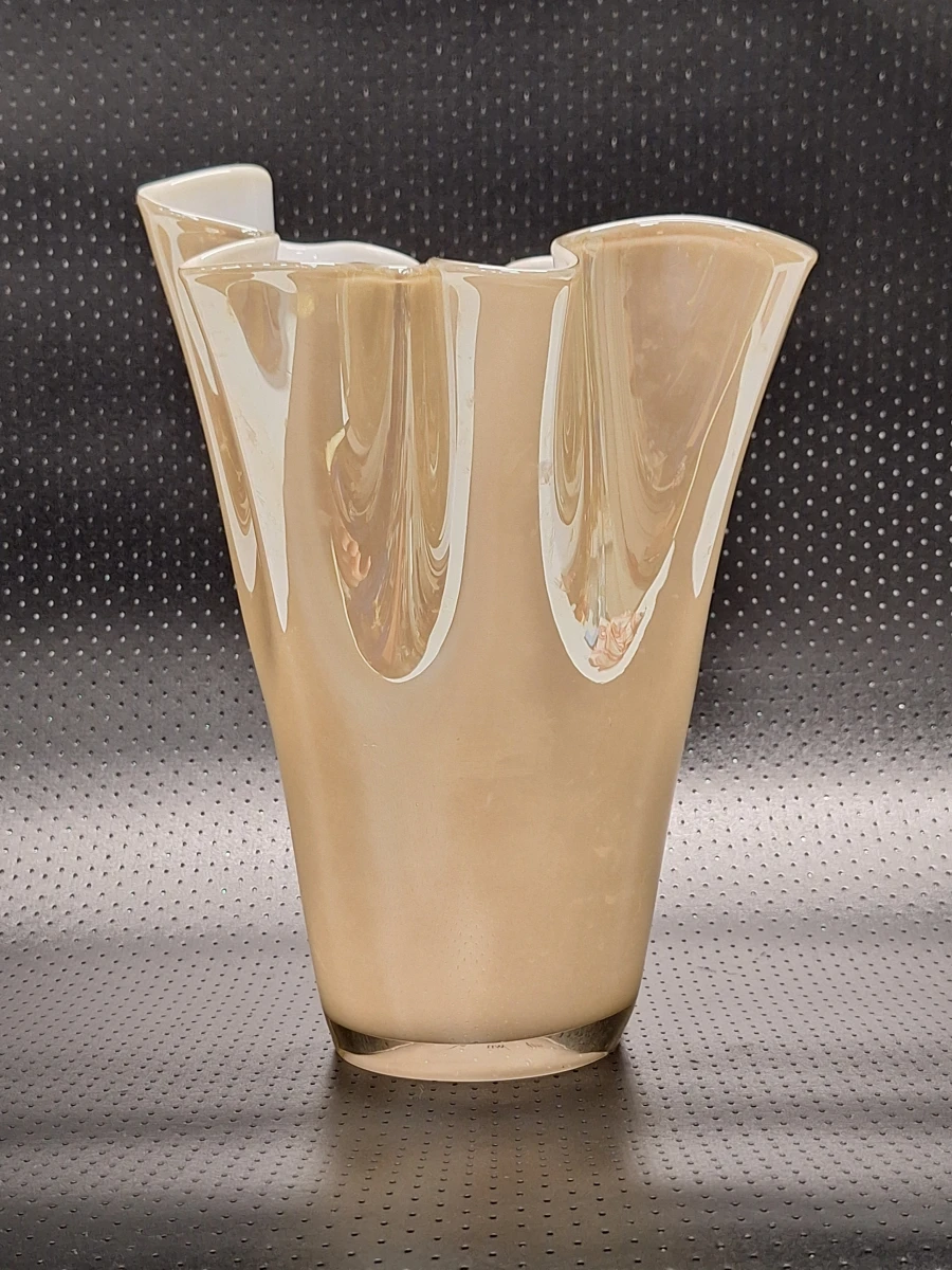 Elegante mondgeblazen glazen design vaas/windlicht van Dekocandle