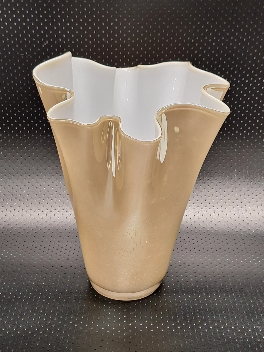 Elegante mondgeblazen glazen design vaas/windlicht van Dekocandle