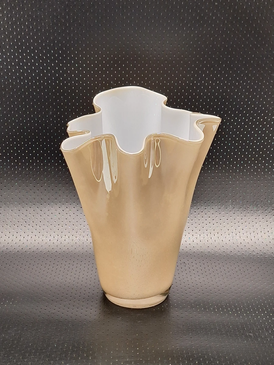 Elegante mondgeblazen glazen design vaas/windlicht van Dekocandle