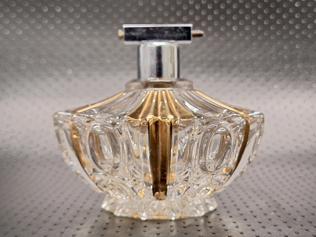 Driedelige kristallen parfumset Art Deco - Centraal Europa