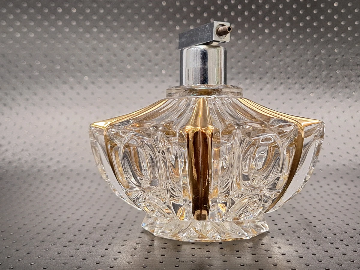 Driedelige kristallen parfumset Art Deco - Centraal Europa