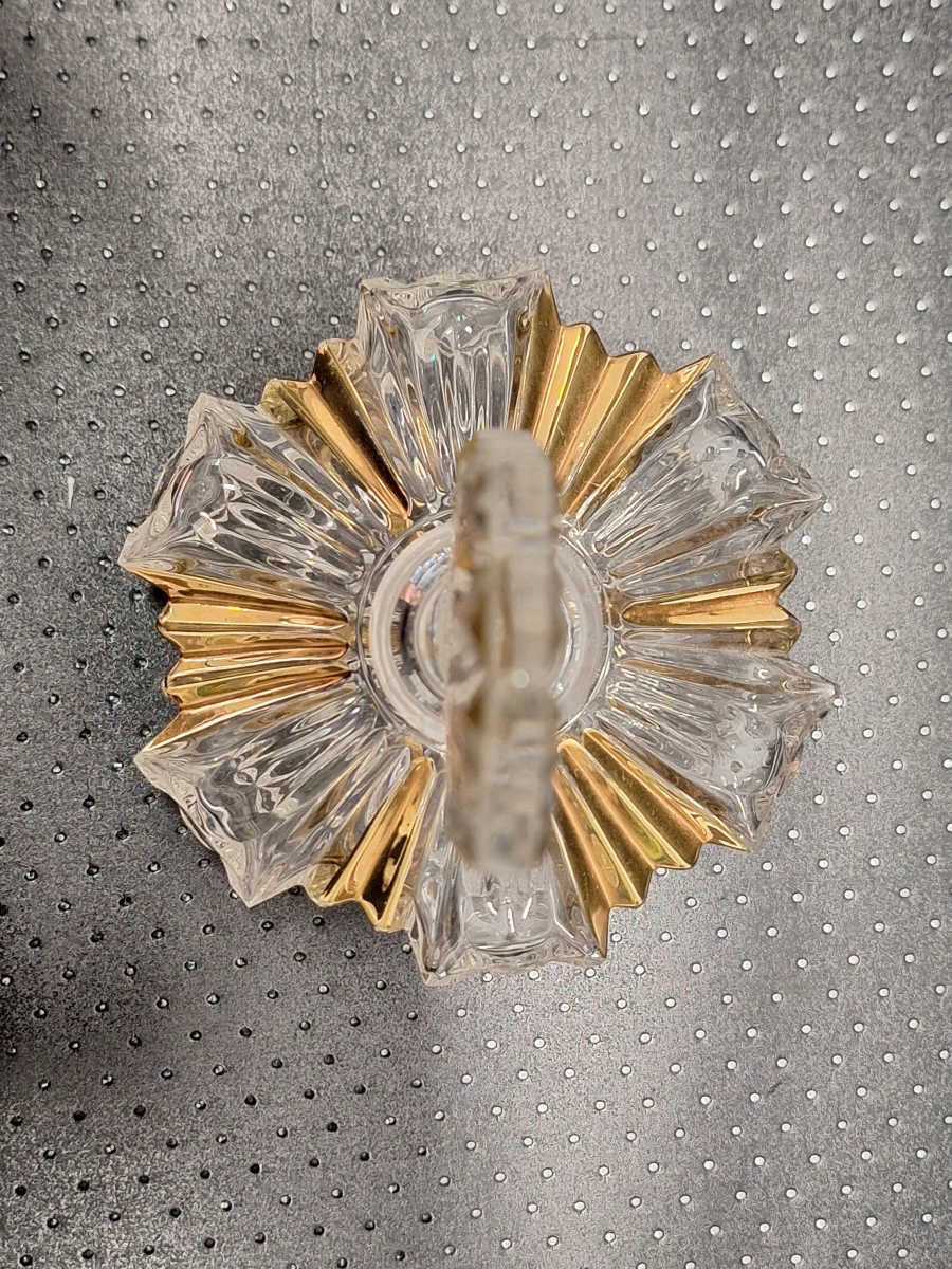 Driedelige kristallen parfumset Art Deco - Centraal Europa