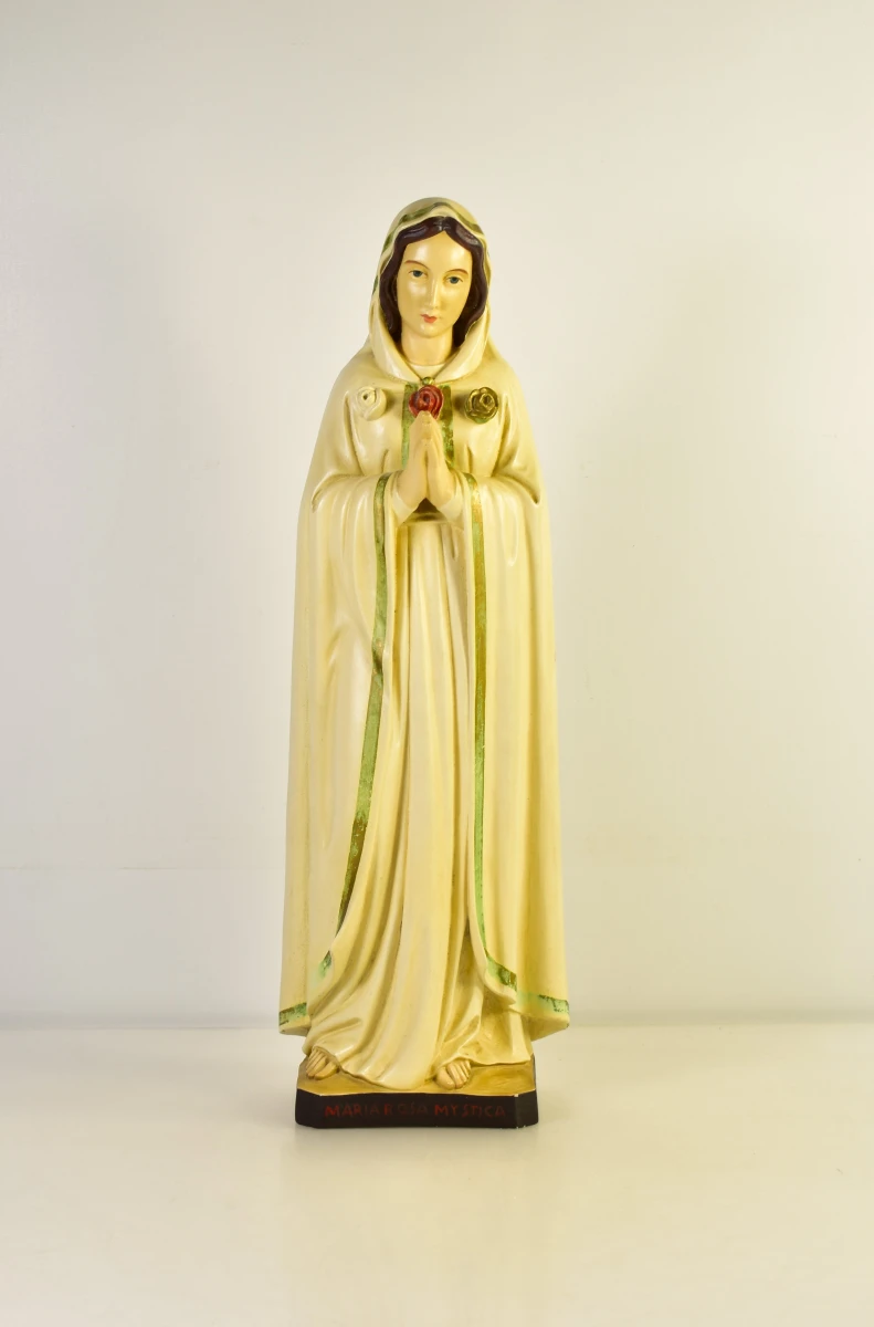 Beeldje Maria Róża Mystica van keramiek