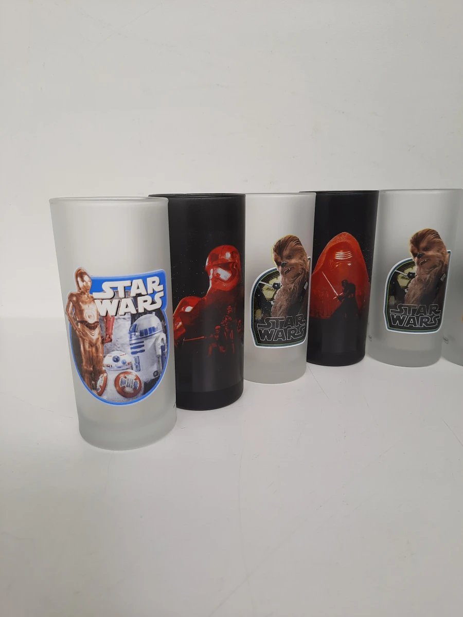 10-Delige Set Star Wars: The Force Awakening Glazen (BerghOFF) – 100% Intact!