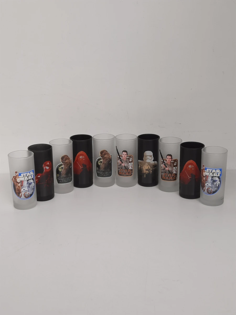 10-Delige Set Star Wars: The Force Awakening Glazen (BerghOFF) – 100% Intact!