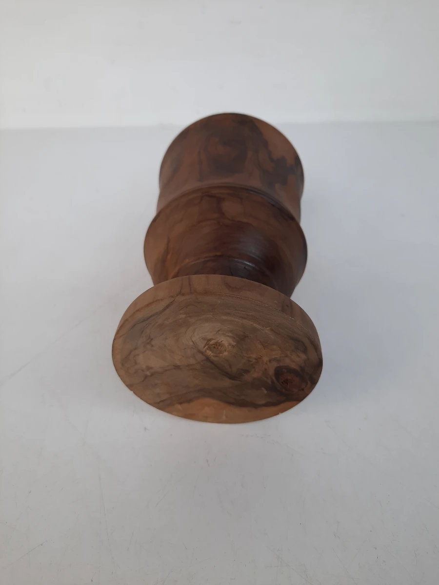 Houten vijzel met stamper - foto 4