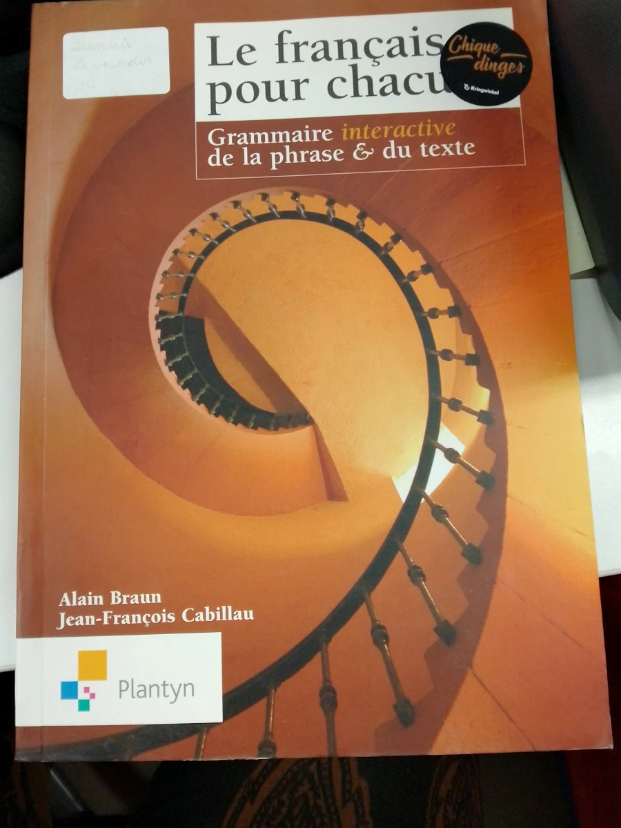 Le français pour chacun - Le français pour chacun