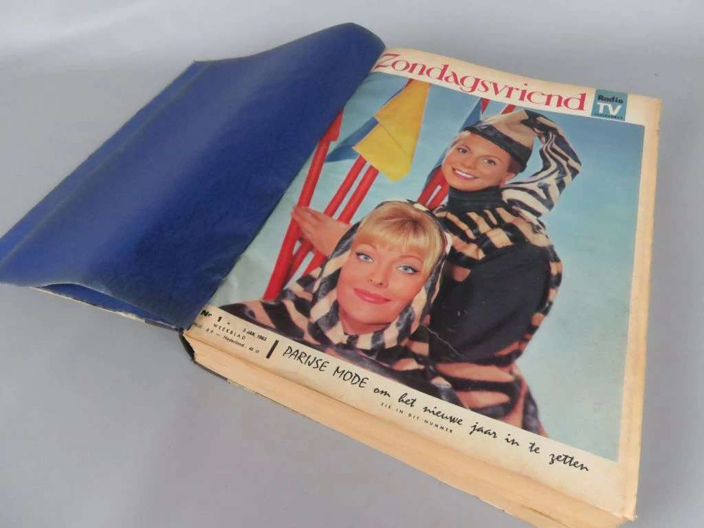 Ingebonden Jaargang 1963 van het Weekblad Zondagsvriend