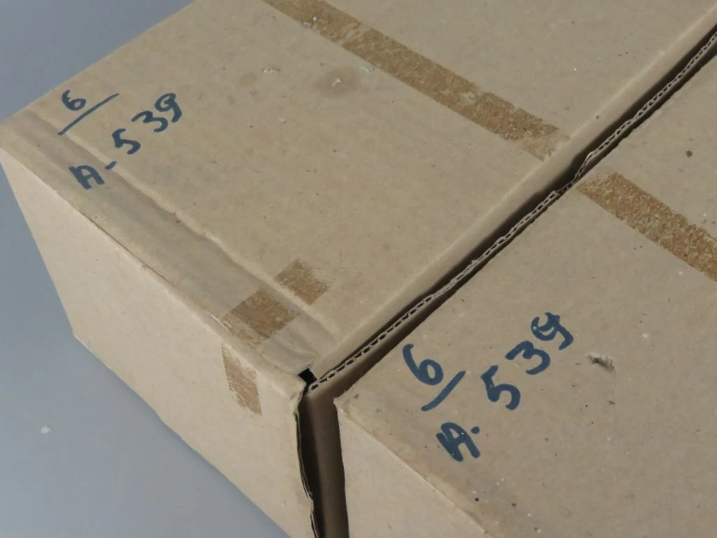 12 Vintage Glazen met Tinnen Voet in Originele Verpakking