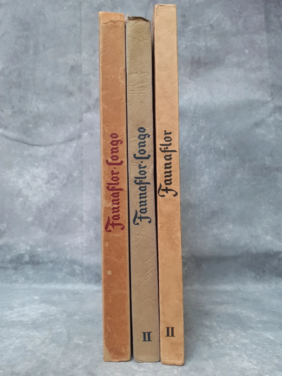 Boek: Trio van vintage Faunaflor-verzamelalbums
