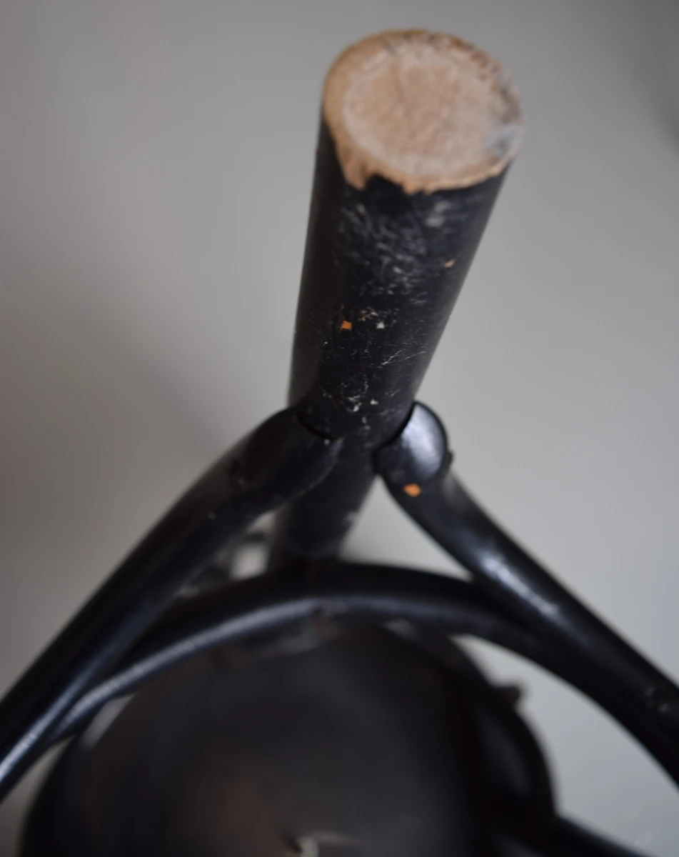 Thonet-stijl bentwood barkruk