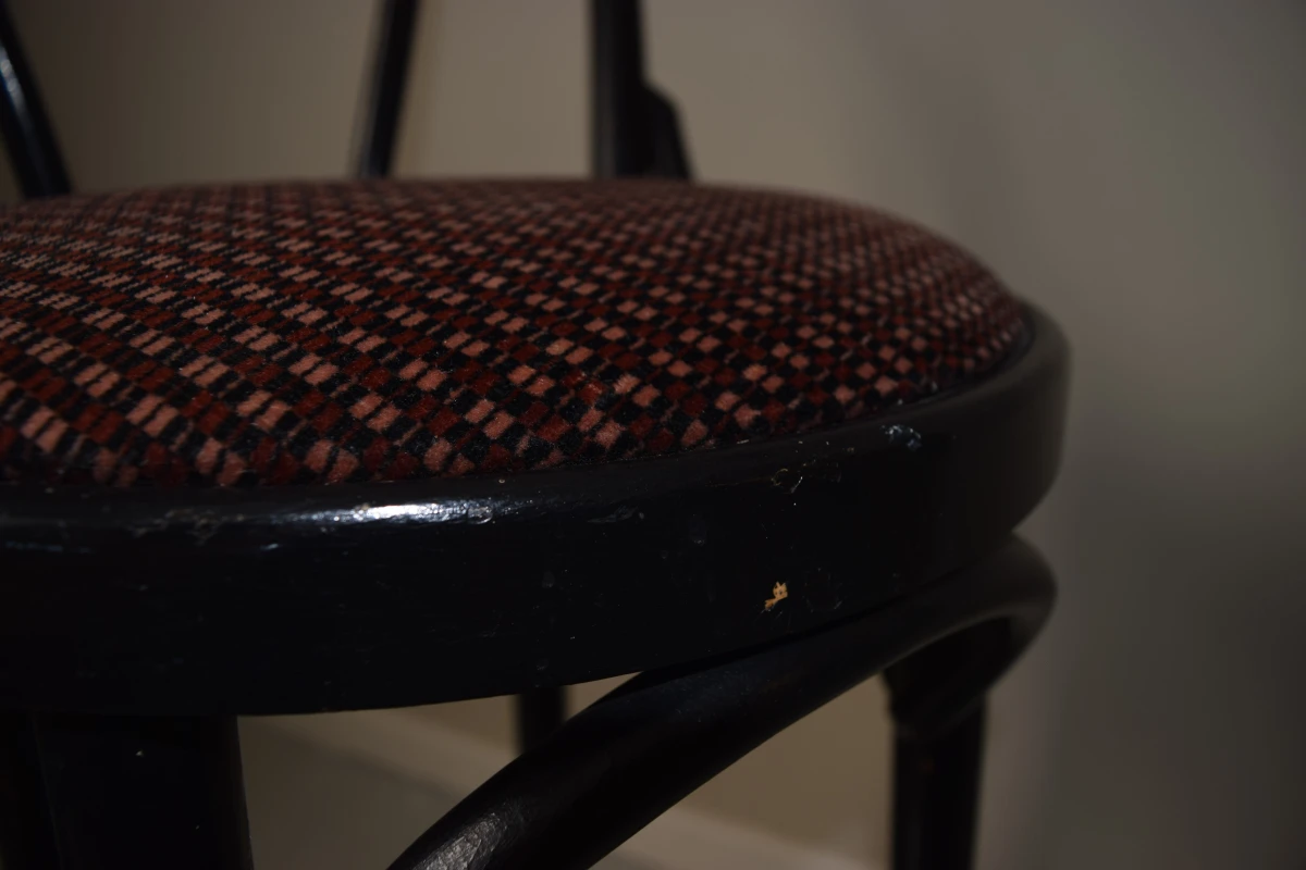 Thonet-stijl bentwood barkruk
