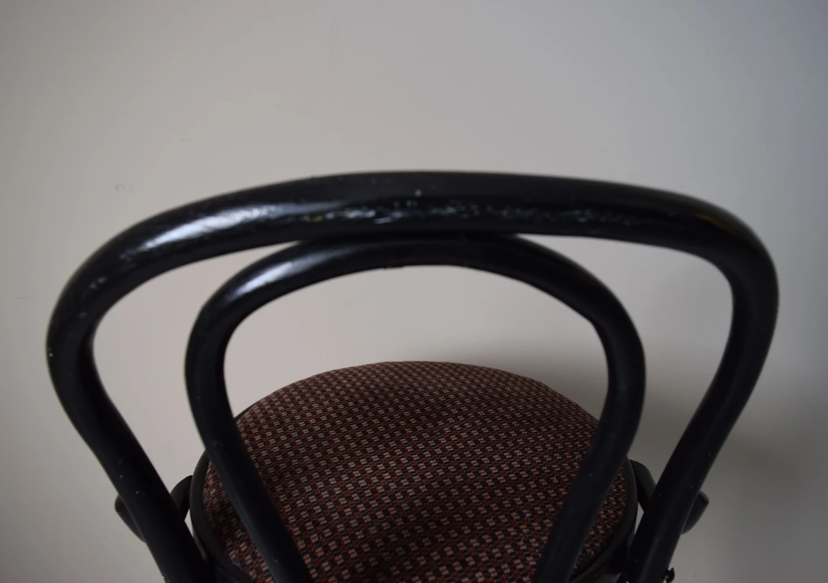 Thonet-stijl bentwood barkruk