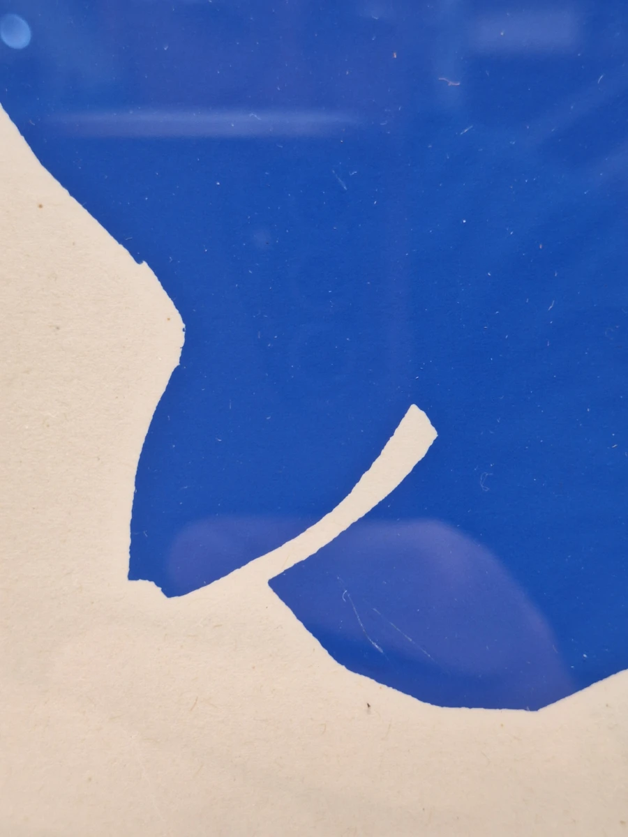 Vintage lithografische kunstdruk - Henri Matisse - Nu Bleu III (1952)