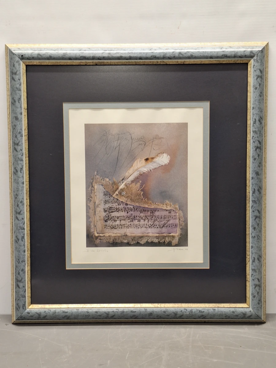 "Fur Dich" – Een Poëtische Kleurenlitho door Fiham (1988)