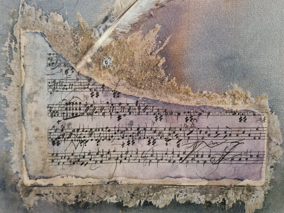 "Fur Dich" – Een Poëtische Kleurenlitho door Fiham (1988)