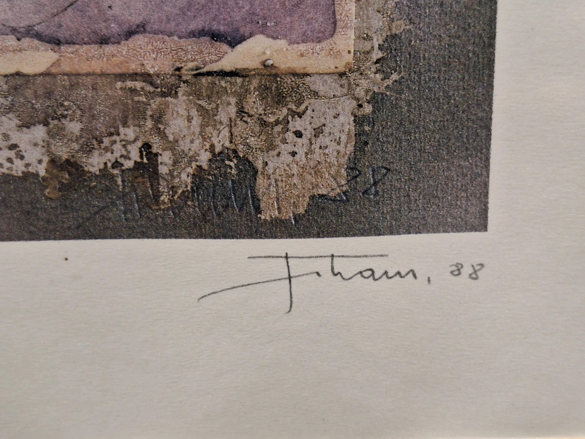 "Fur Dich" – Een Poëtische Kleurenlitho door Fiham (1988)