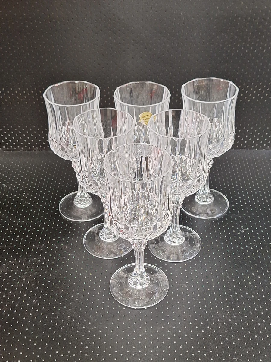 Set Cristal d’Arques Longchamp kristallen glazen - 18 stuks in 3 formaten (12 / 17,5 / 25 cl)