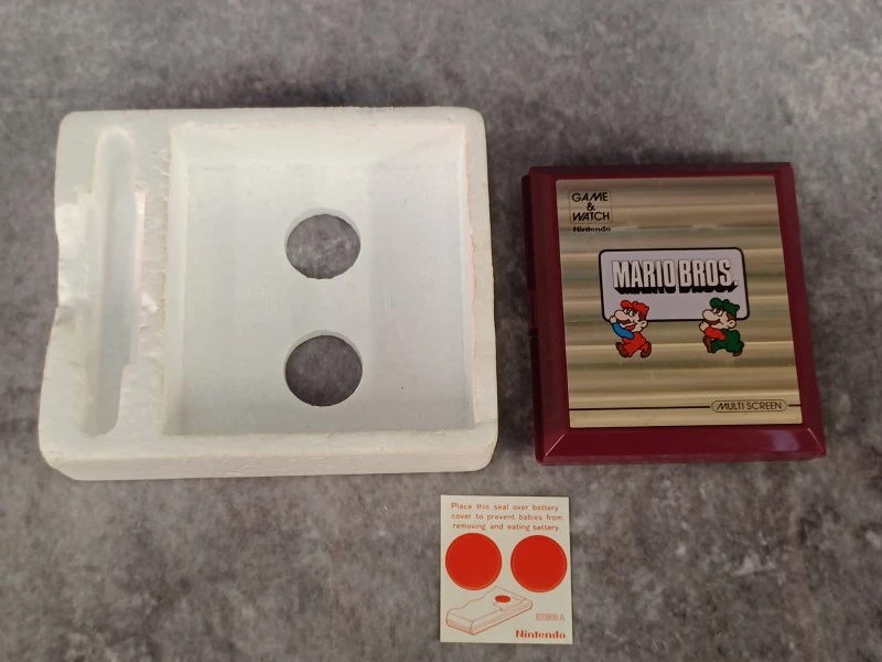 Zeldzame Nintendo Game & Watch: Mario Bros. (MW-56) - Compleet in Doos (CIB)