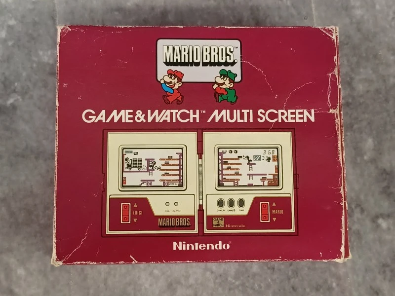 Zeldzame Nintendo Game & Watch: Mario Bros. (MW-56) - Compleet in Doos (CIB)