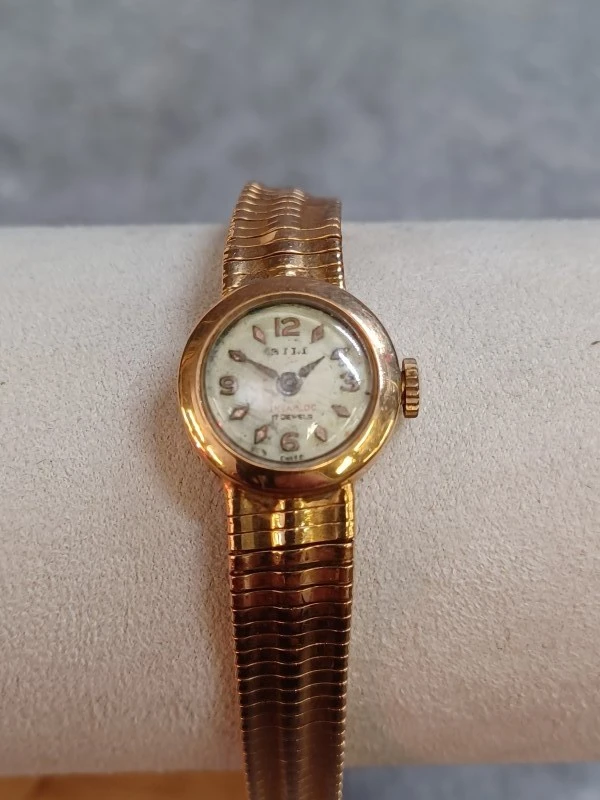 Vintage GILI dameshorloge - 18K goud (0.750) - 17 Jewels Incabloc