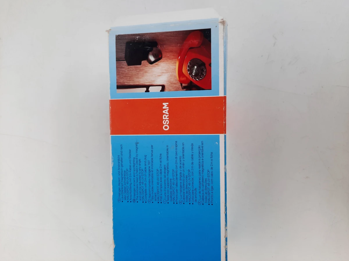 Vintage Osram Minispot 20W 'Eyeball' Spotlight (In Originele Doos)
