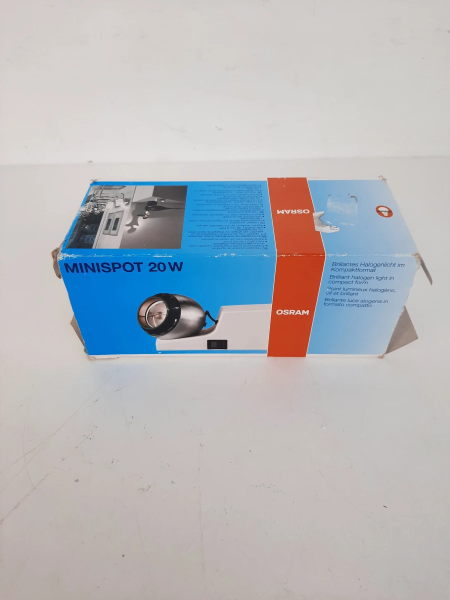 Vintage Osram Minispot 20W 'Eyeball' Spotlight (In Originele Doos)