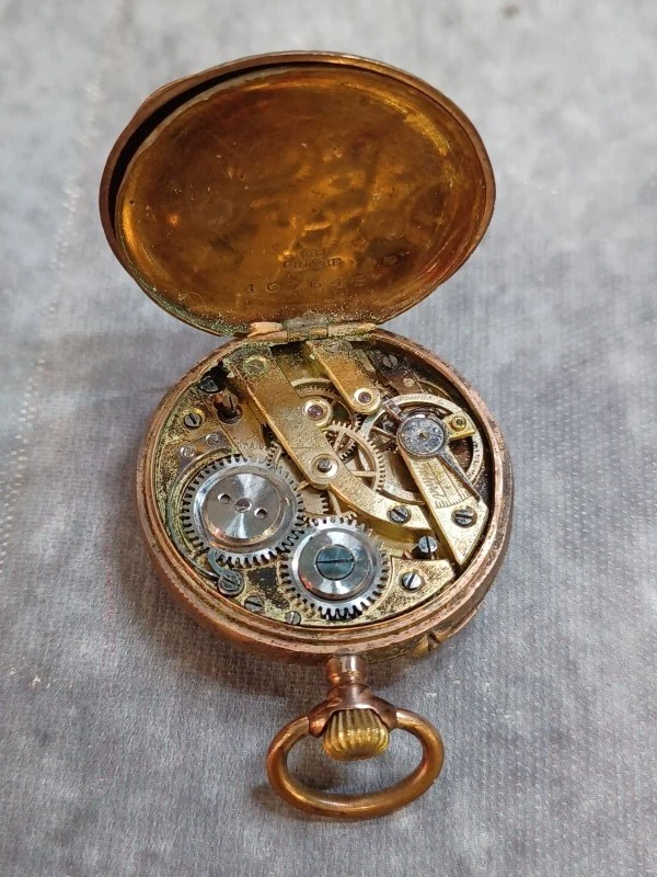 Kavel van 5 antieke zakhorloges - Decoratieve collectie - Eind 19e/begin 20e Eeuw
