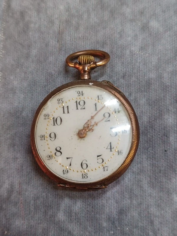 Kavel van 5 antieke zakhorloges - Decoratieve collectie - Eind 19e/begin 20e Eeuw