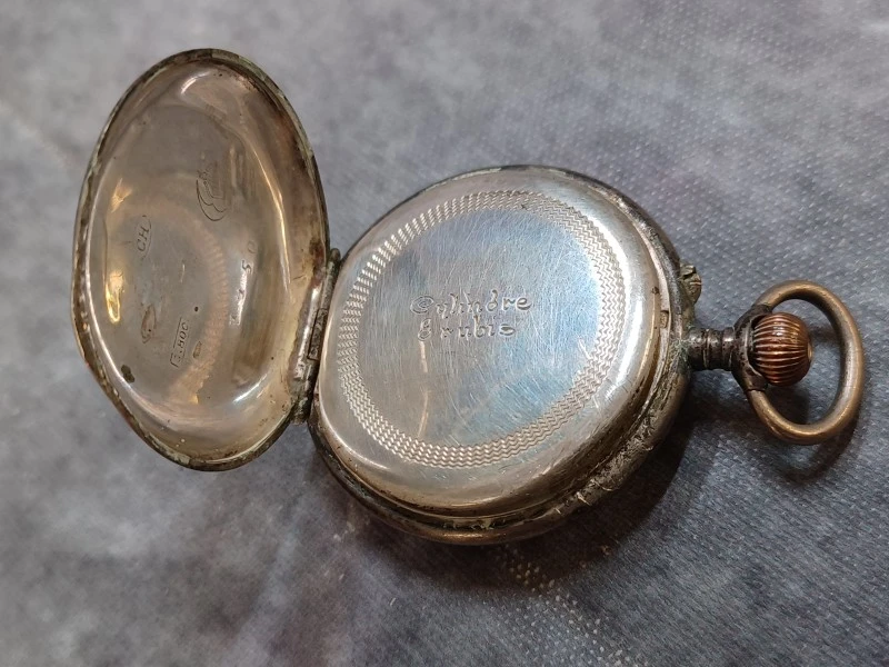 Kavel van 5 antieke zakhorloges - Decoratieve collectie - Eind 19e/begin 20e Eeuw