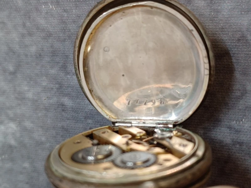 Kavel van 5 antieke zakhorloges - Decoratieve collectie - Eind 19e/begin 20e Eeuw